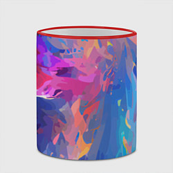 Кружка 3D Splash of colors, цвет: 3D-красный кант — фото 2