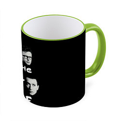 Кружка 3D Depeche Mode portrait, цвет: 3D-светло-зеленый кант