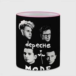 Кружка 3D Depeche Mode portrait, цвет: 3D-розовый кант — фото 2