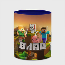 Кружка 3D Влад - inecraft, цвет: 3D-белый + синий — фото 2