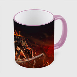 Кружка 3D Полудемон Metal Hellsinger, цвет: 3D-розовый кант