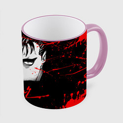 Кружка 3D BERSERK ГАТС, цвет: 3D-розовый кант
