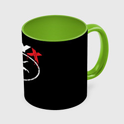 Кружка 3D Onyx - wakedafucup, цвет: 3D-белый + светло-зеленый