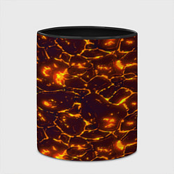 Кружка 3D Раскалённый камуфляж, цвет: 3D-белый + черный — фото 2