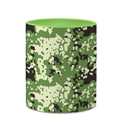 Кружка 3D Камуфляж Flectar-D, цвет: 3D-белый + светло-зеленый — фото 2