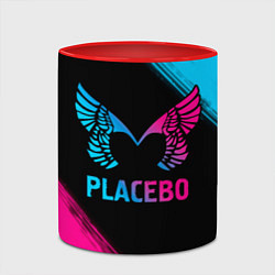 Кружка 3D Placebo - neon gradient, цвет: 3D-белый + красный — фото 2