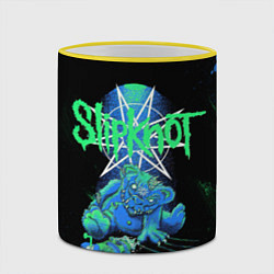 Кружка 3D Slipknot monster, цвет: 3D-желтый кант — фото 2