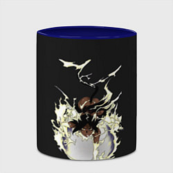 Кружка 3D Йоруичи Шихоин Неко, цвет: 3D-белый + синий — фото 2