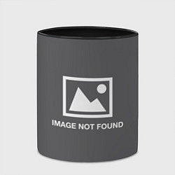 Кружка 3D Image not found, цвет: 3D-белый + черный — фото 2