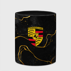 Кружка 3D Gold Porsche, цвет: 3D-белый + черный — фото 2