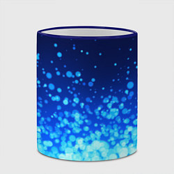 Кружка 3D Ледяные блёстки, цвет: 3D-синий кант — фото 2