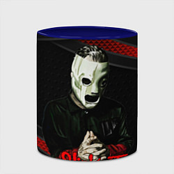 Кружка 3D Slipknot black & red, цвет: 3D-белый + синий — фото 2