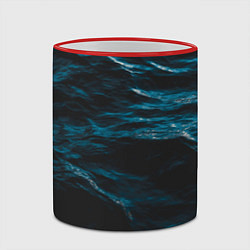 Кружка 3D Глубокое море, цвет: 3D-красный кант — фото 2
