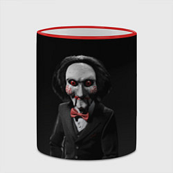 Кружка 3D Жуткий Билли, цвет: 3D-красный кант — фото 2