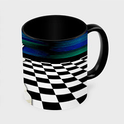 Кружка 3D Белая королева, цвет: 3D-белый + черный