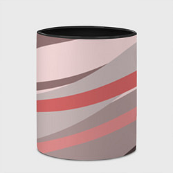 Кружка 3D Розовый берег, цвет: 3D-белый + черный — фото 2