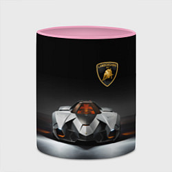 Кружка 3D Lamborghini Egoista - Italy, цвет: 3D-белый + розовый — фото 2