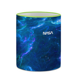 Кружка 3D Бескрайний космос - Nasa, цвет: 3D-светло-зеленый кант — фото 2
