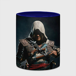 Кружка 3D Assassins Creed 4, цвет: 3D-белый + синий — фото 2