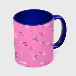 Кружка 3D Паттерн следуй за мечтой, цвет: 3D-белый + синий