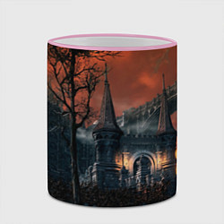 Кружка 3D Bloodborne пейзаж, цвет: 3D-розовый кант — фото 2
