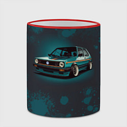 Кружка 3D Golf Mk 1992, цвет: 3D-красный кант — фото 2