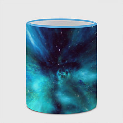 Кружка 3D Вселенная, цвет: 3D-небесно-голубой кант — фото 2