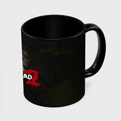 Кружка 3D Left 4 dead 2 команда, цвет: 3D-белый + черный