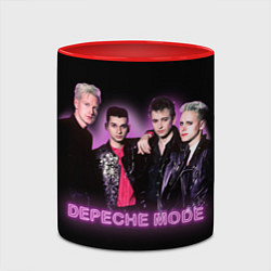 Кружка 3D 80s Depeche Mode neon, цвет: 3D-белый + красный — фото 2