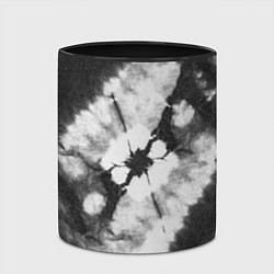 Кружка 3D Черно-белый тай-дай, цвет: 3D-белый + черный — фото 2