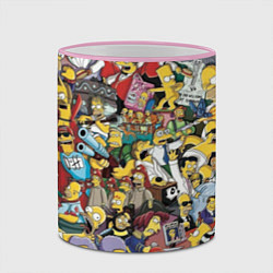 Кружка 3D Simpsonhistory, цвет: 3D-розовый кант — фото 2