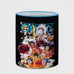 Кружка 3D One Piece all, цвет: 3D-небесно-голубой кант — фото 2