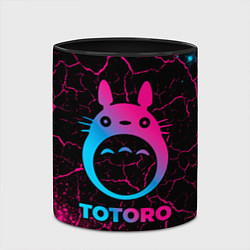 Кружка 3D Totoro - neon gradient, цвет: 3D-белый + черный — фото 2