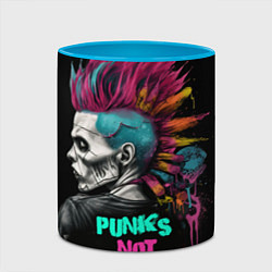Кружка 3D Punks not dear, цвет: 3D-белый + небесно-голубой — фото 2