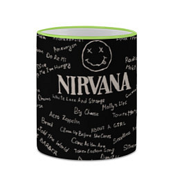 Кружка 3D Nirvana pattern, цвет: 3D-светло-зеленый кант — фото 2