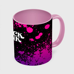 Кружка 3D Blackpink - neon, цвет: 3D-белый + розовый