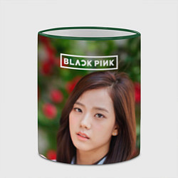Кружка 3D Blackpink Jisoo, цвет: 3D-зеленый кант — фото 2