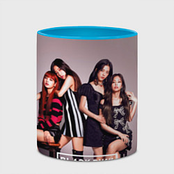 Кружка 3D Blackpink kpop, цвет: 3D-белый + небесно-голубой — фото 2