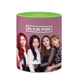 Кружка 3D Blackpink girls, цвет: 3D-белый + светло-зеленый — фото 2