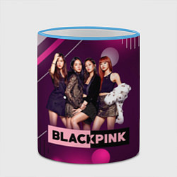 Кружка 3D Kpop Blackpink, цвет: 3D-небесно-голубой кант — фото 2