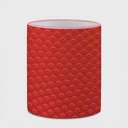 Кружка 3D Дух баскетбола, цвет: 3D-розовый кант — фото 2
