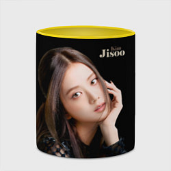 Кружка 3D Blackpink Cute Jisoo Kim, цвет: 3D-белый + желтый — фото 2