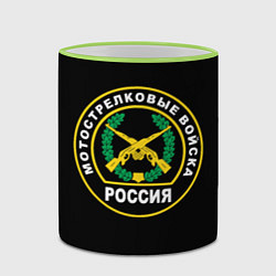 Кружка 3D Мотострелковые войска России, цвет: 3D-светло-зеленый кант — фото 2