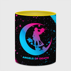 Кружка 3D Angels of Death - neon gradient, цвет: 3D-белый + желтый — фото 2