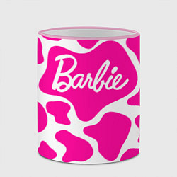Кружка 3D Животный паттерн - Барби, цвет: 3D-розовый кант — фото 2