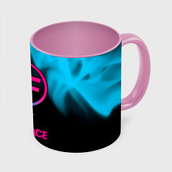 Кружка 3D Sally Face - neon gradient, цвет: 3D-белый + розовый