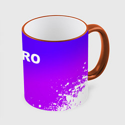 Кружка цветная Astro neon background