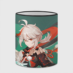 Кружка 3D Kaedehara Kazuha Genshin Impact, цвет: 3D-черный кант — фото 2
