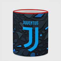 Кружка 3D Juventus blue logo, цвет: 3D-красный кант — фото 2