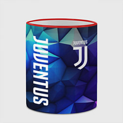 Кружка 3D Juventus logo blue, цвет: 3D-красный кант — фото 2